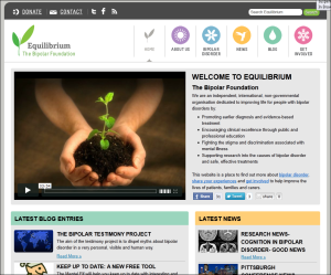 Homepage of Equilibrium website